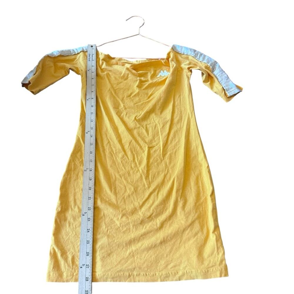 Kappa Mora Yellow T-Shirt Dress - Size Small - Picture 4 of 6